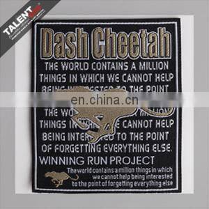 custom private classical woven suit label for garment