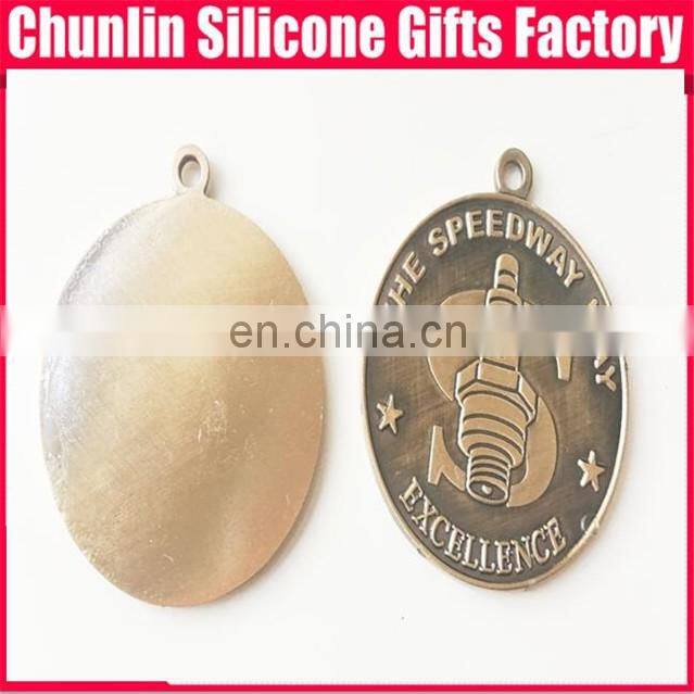 magnetic engraved metal medal