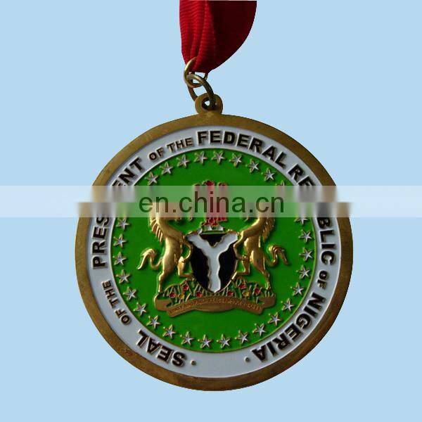 custom china military medal with ribbon