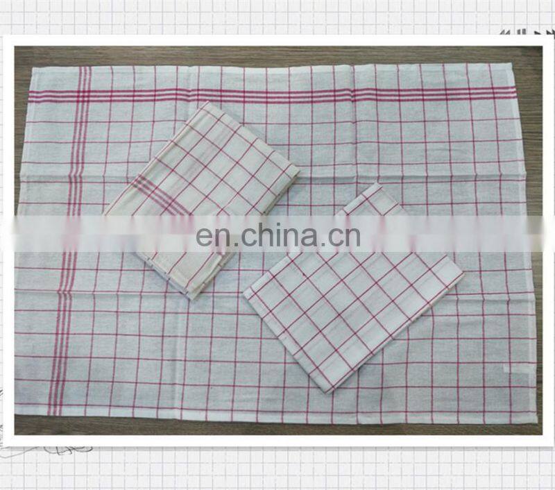 Pack of 3 yarn dyed cotton check tea towel