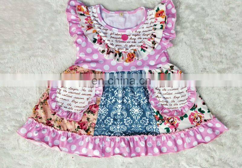 2018 Family matching clothing cute daughter shirts boutique girl clothing outfits