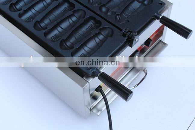 DIgital Electric Taiwan cake penis waffle maker, kitchen penis cake equipment from china