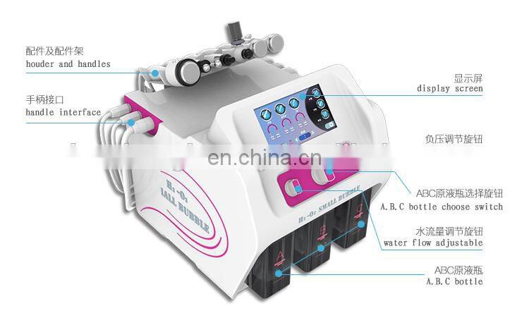 H2O2HydraOxygenSkin Care Facial Deep Cleansing for anti -aging skin rejuvenation whitening machine