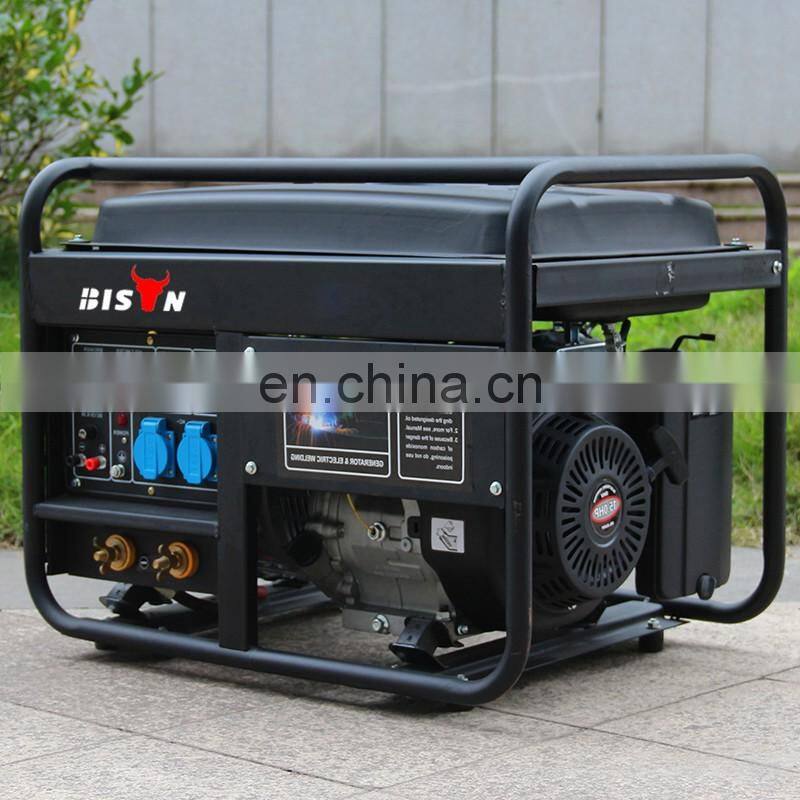 BISON(CHINA)50/60HZ Power 5000W 160A Gasoline Generator/ WELDING