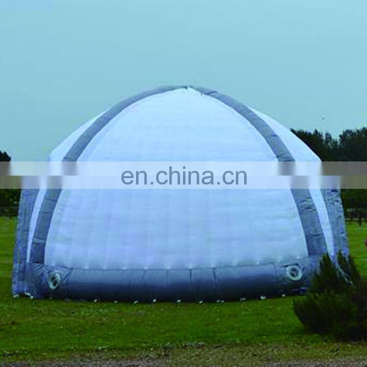 Factory price LED lights large marquee tent outdoor inflatable camping cube tent