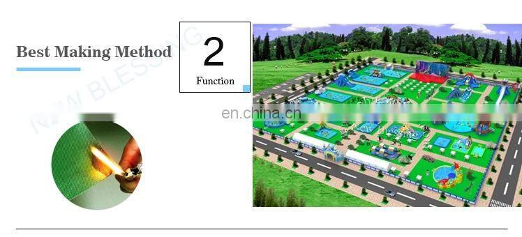 Outdoor Inflatable Amusement Park Project, Inflatable Land Water Park / Kids & Adults Inflatable Water Sports