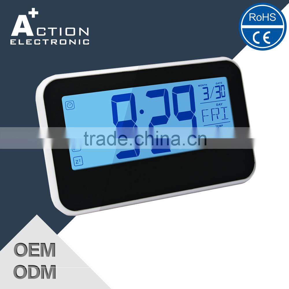 modern desk clock with Sound Sensor