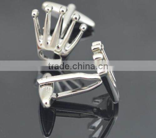 Cufflinks 1Pair Silver Design Fashion Shirt Men Party Wedding Men Gift Crown