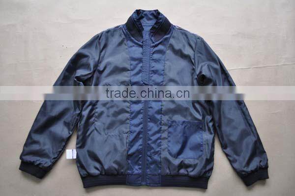 waterproof polyester plain windbreaker jacket