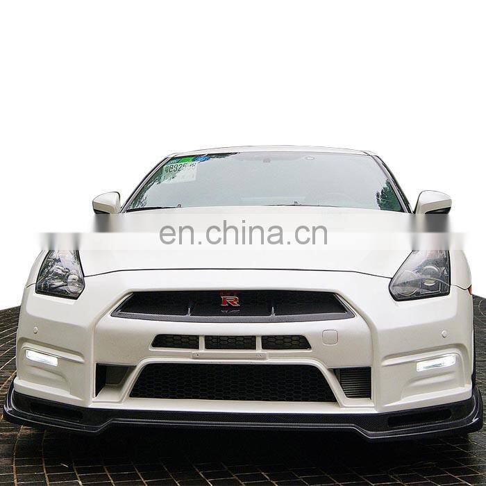 Body kit for nissan gtr r35 front bumper rear bumper wide flare carbon fiber rear diffuser side skirts bonnet trunk spoiler