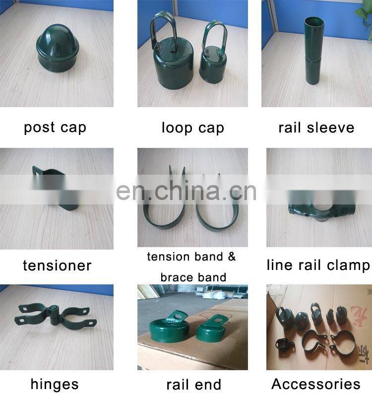 High quality used chain link fence panels in metal wire mesh