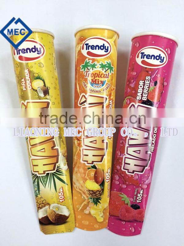 190mm Ice cream calippo tube