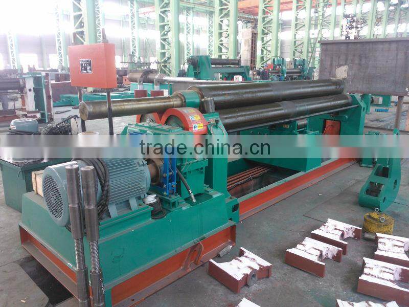 mechanical 3-roller symmetrical plate rolling machine