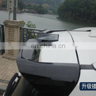 Honghang Factory Manufacture ABS Rear Wings, High Quality Gloss Black Rear Roof Spoilers For Ford Everest 2014 2015 2016 2017