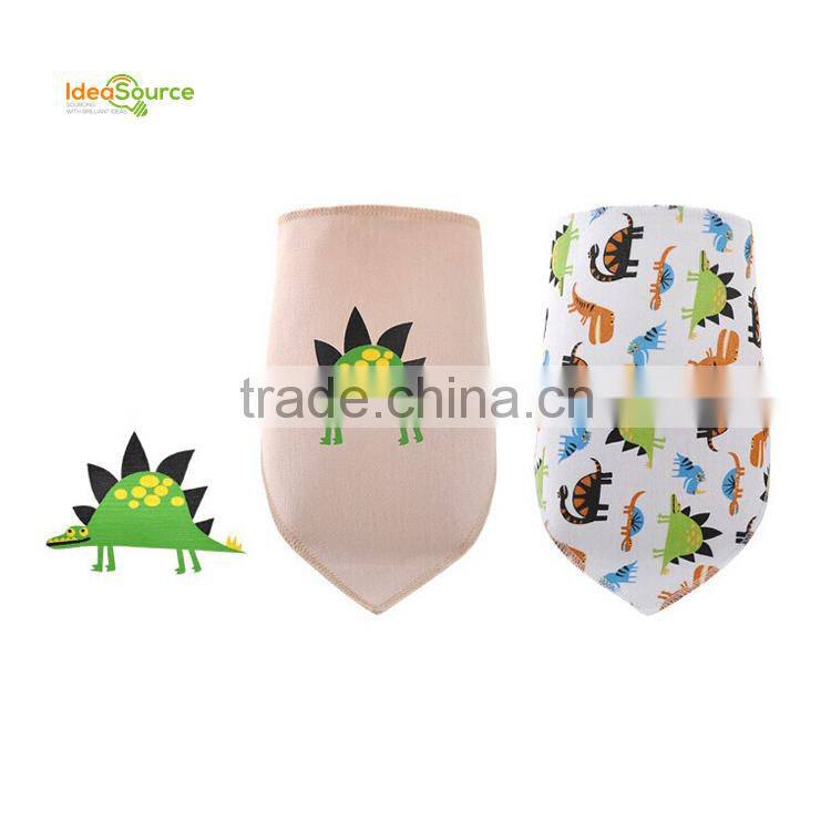 2016 new design baby bibs, lovely triangular bandage