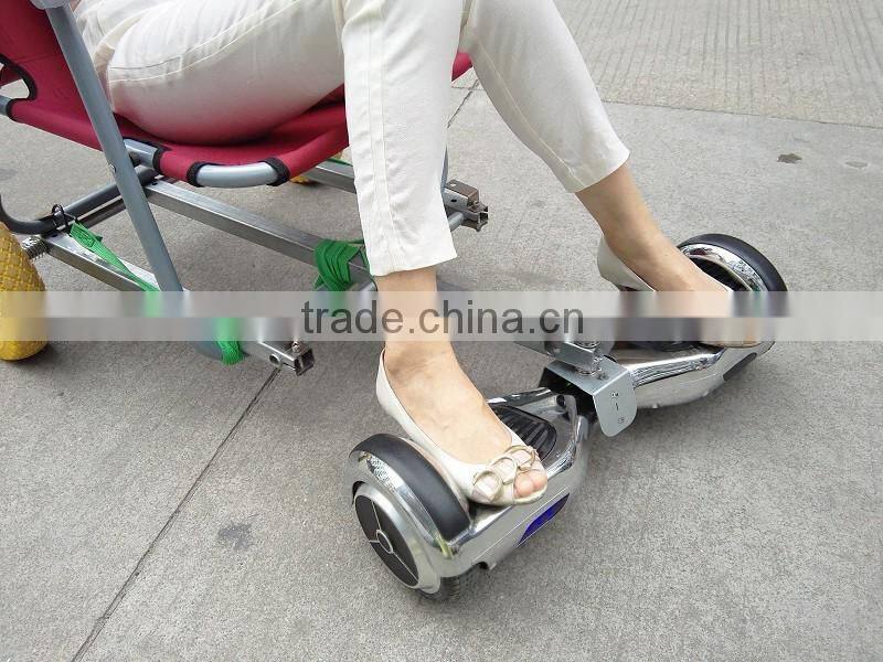2016 New Arrival Multifunctional Hoverboard Cart, Two Wheels Aluminum Structural Frame Of Self Balancing Electric Scooter