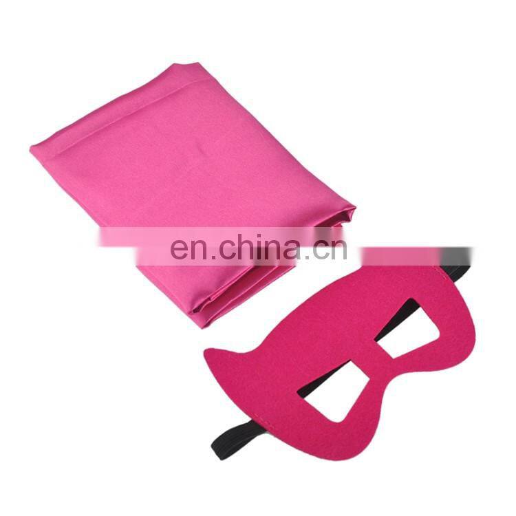 Halloween Children Boy Superhero Cape Set with Custom Logo