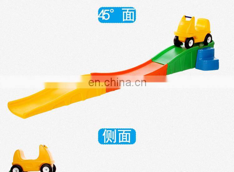 good quality Children cheap kindergarten plastic ride on toy cars track roller coaster three-stage scooter plastic car for baby