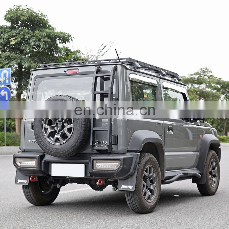Black rear ladder for new Suzuki Jimny 2019+ Car Accessories 4x4  Tail Ladder  form Maiker offroad