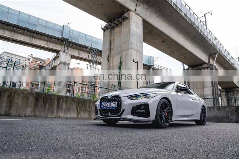 Runde Newest G22 For 2021 BMW 4 Series Carbon Fiber Front Lip 425i 430i Modified Dry Carbon Rear Lip