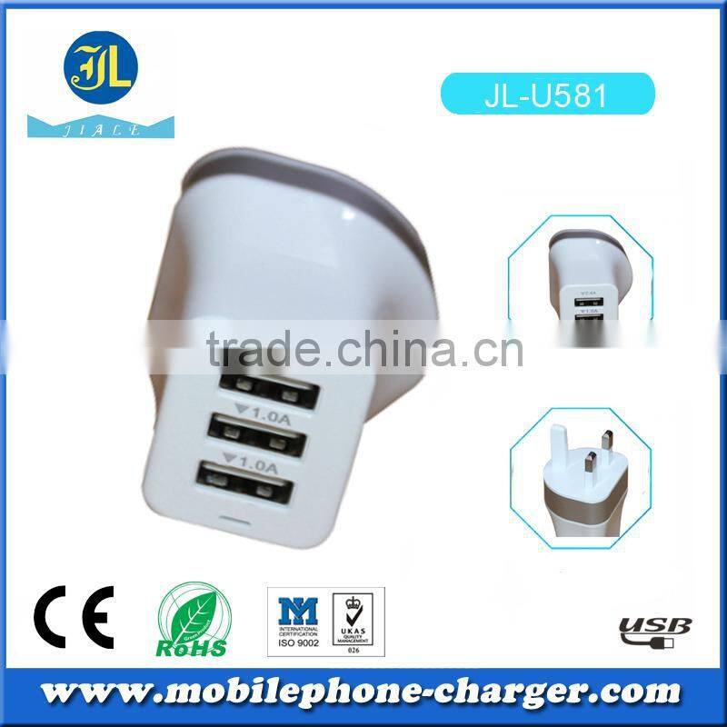 Hot new product for 2015 mobile phone accessory dual usb home charger EU plug