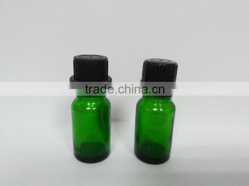 new arrival 10ml green glass essential oil bottle