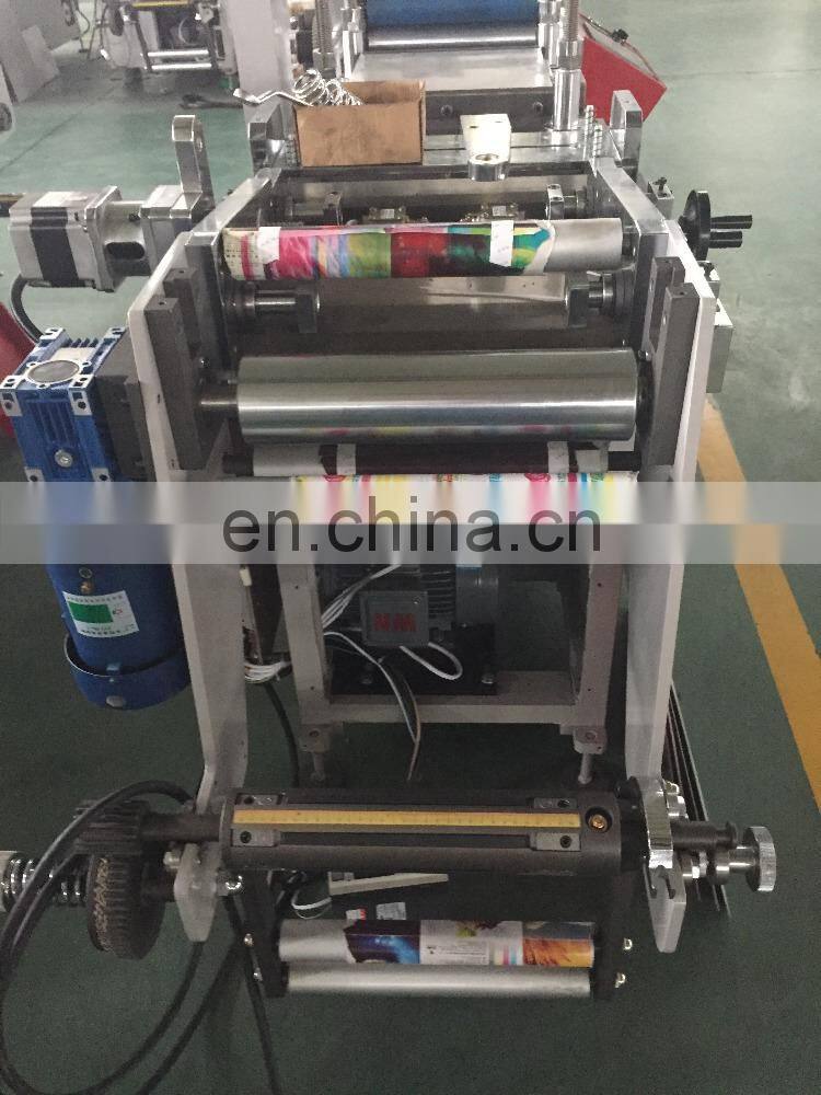 UTM320 Automatic Flatbed Adhesive Label Die Cutting Machine with Sheeting Unit, Flat bed PET PVC pp sticker die cutter sheeter