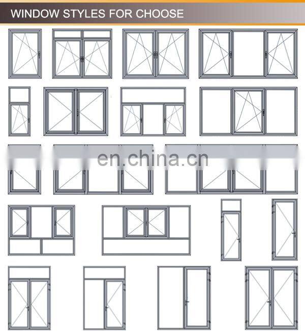 PVC house window plastic home windows