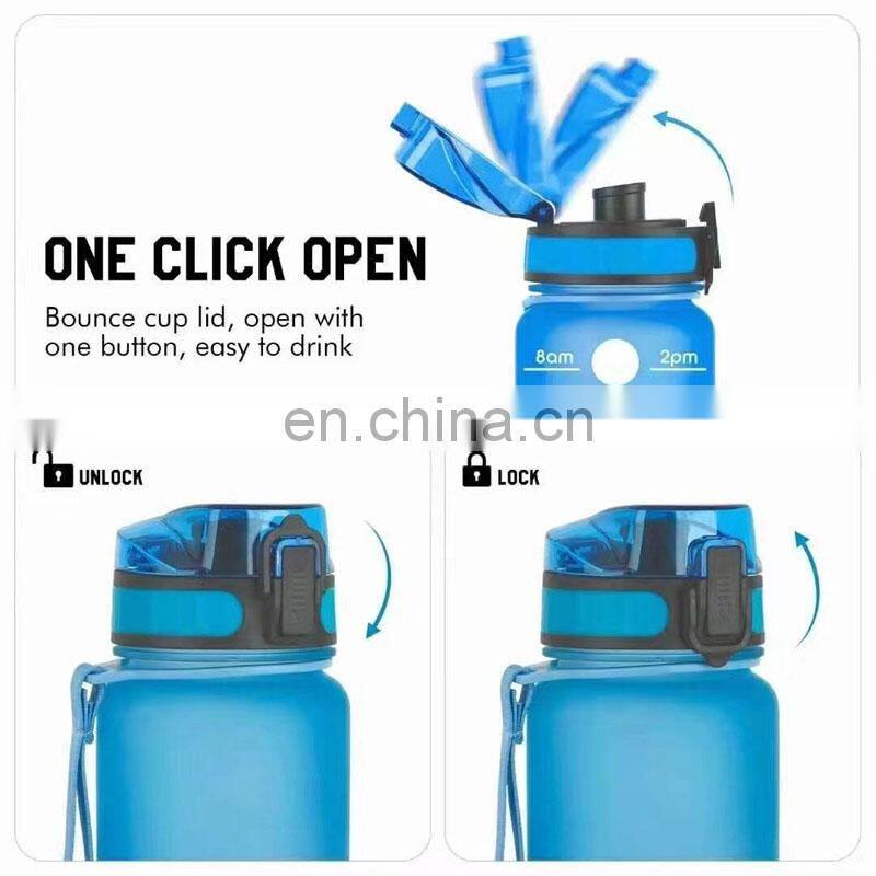 Promotional New Motivational Water Bottle with Time Marker