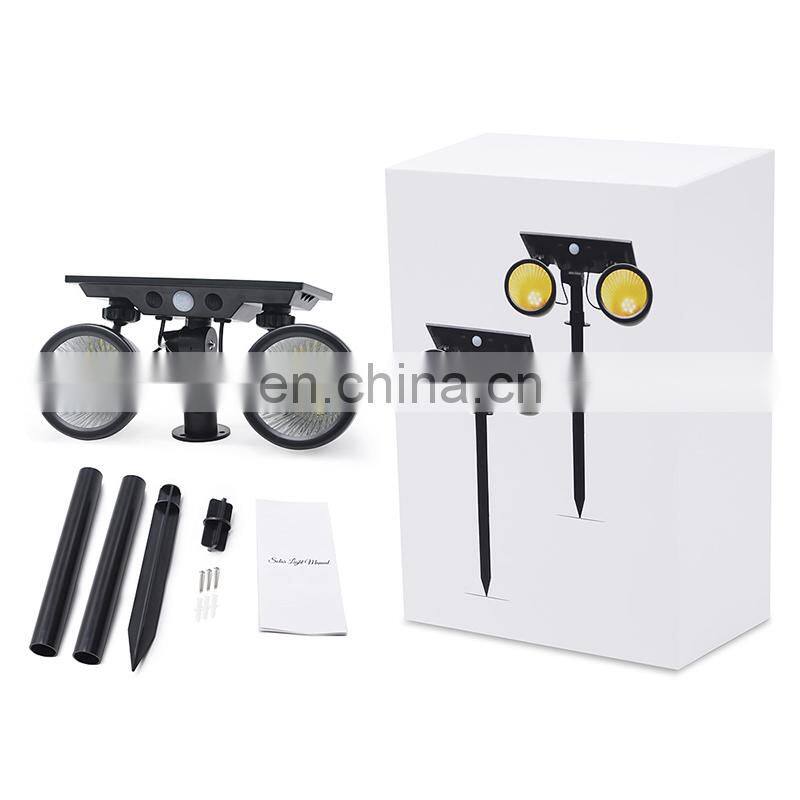 SOLAR LIGHT Solar Spotlights, 2-in-1 LED Landscape Solar Lights, 180 degree Adjustable Waterproof Outdoor Security