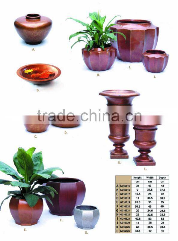 archaistic flower pots