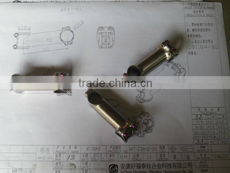 The latest popular products-titanium alloy stem