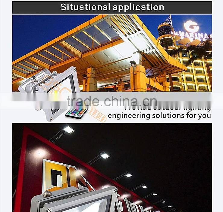 China Oscoo Colorful Light Hot-sale IP65 Die Casting Aluminium CE&Rohs 50 Watt RGB LED Flood Light Decorative Lighting Bar Light