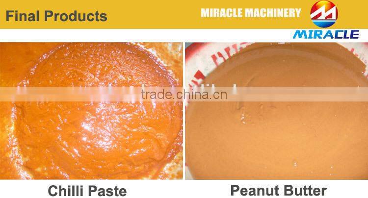 Durable and competitive price peanut seeds colloid mill for making fresh peanut butter for peanut processing industry
