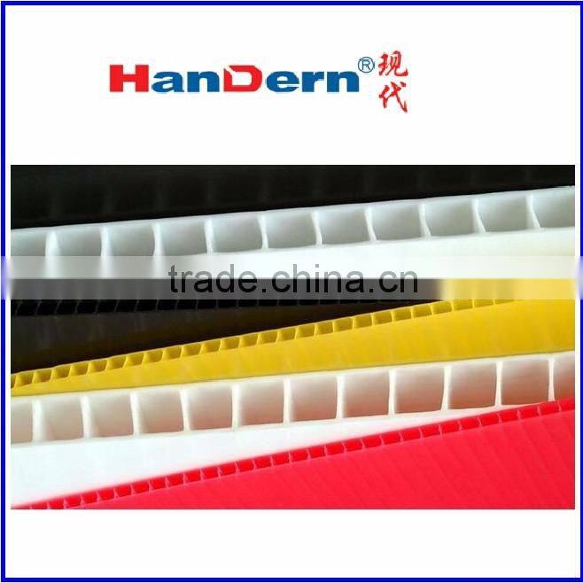 PP PE PC Hollow Sheet Corrugated Plastic Board extrusion machine