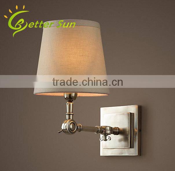 Linen Fabric LED Wall Lack Light/Wall Bracket Light Fitting/Indoor Wall Light
