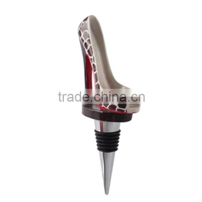 High Heel Shoe Wine Bottle Stopper, creative wine stopper, best for gift set and home Decorative