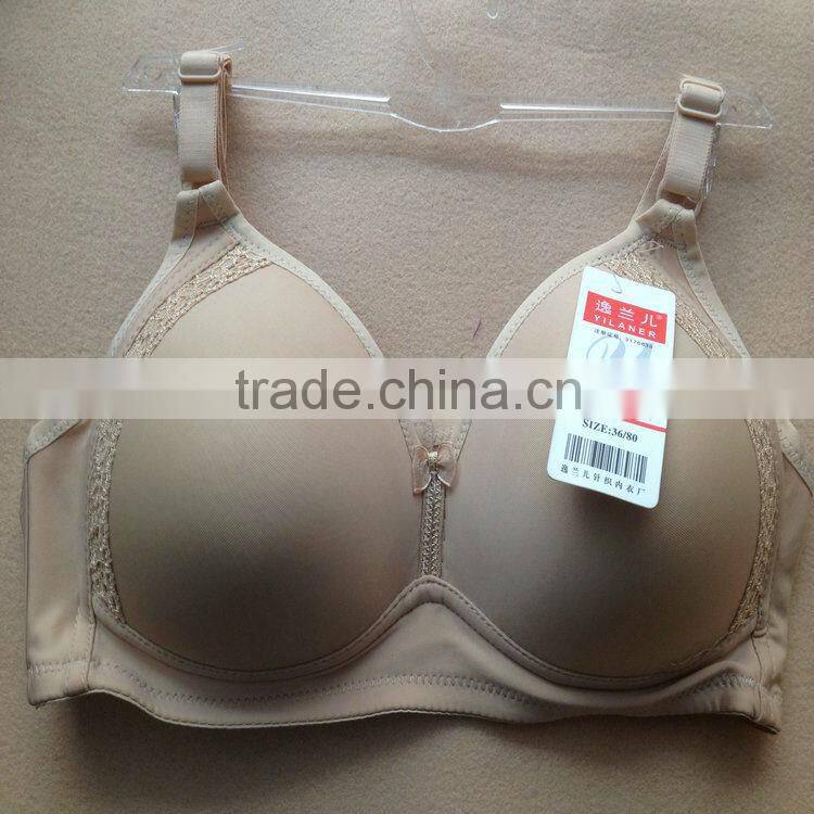 1.2USD 36-42D Cup High Quality Adjustable Fashional Ladies Sexy Bra Without Rim Inside, Fat Women Push Up Sexy Bra(gdwx211)