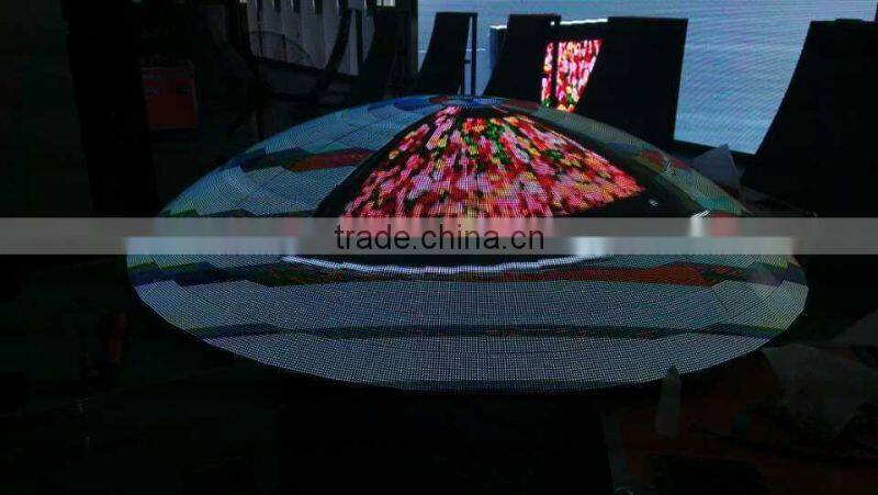 good kind Triangle background wall-P5 , LED display and DJ Booth