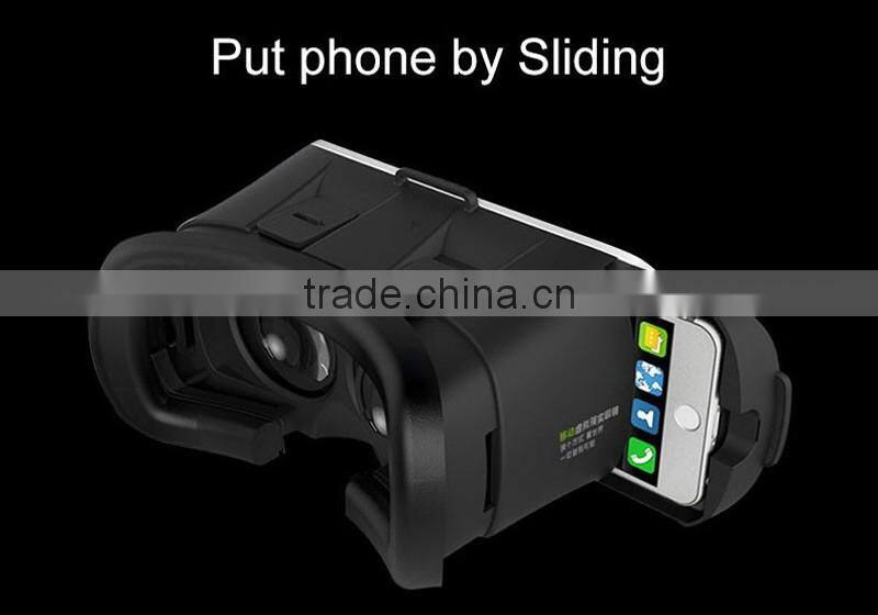 2016 Factory price Virtual Reality 3D vr box glasses for phone google cardboard vr glasses