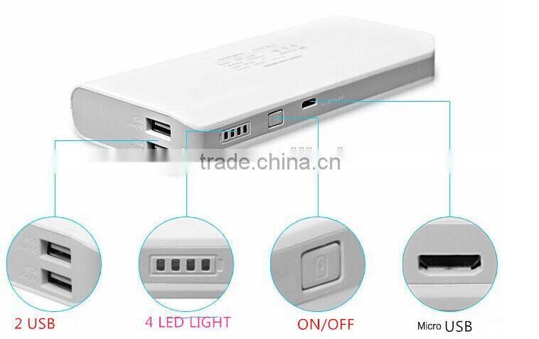 best quality cheappest price power bank charger 15000mah portable power bank for europen market