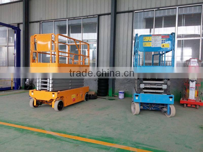 Outdoor and indoor used Self propelled lift platform for sale