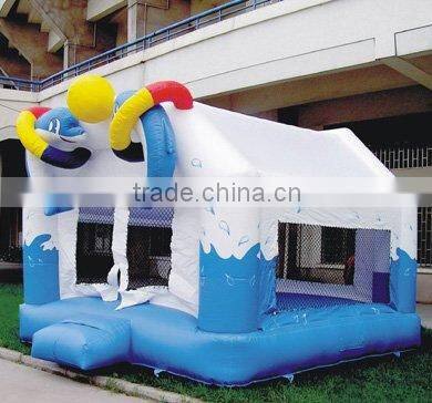 jumping castle fun dolphin bounce funny toys kids castle