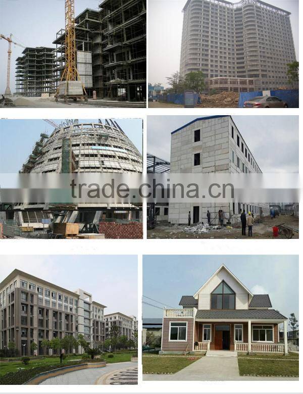 Fiber cement sandwich wall panel with steel frame prefab trailer home