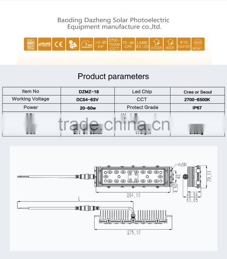 Hot selling aluminum heat sink AC 30W led modules