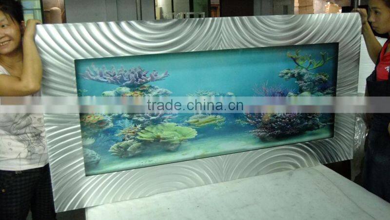 NEW ALUMINUM WALL HANGING AQUARIUMS,WALL-MOUNTED FISH TANK