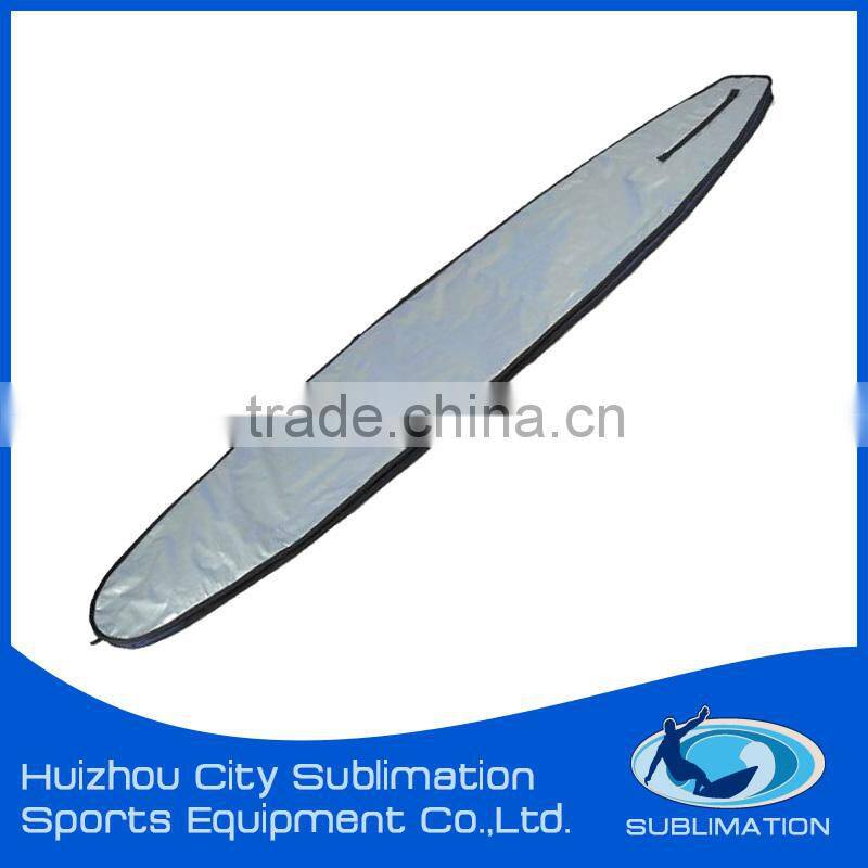 Silver ISUP bag with Paddle Control Velcro, Back Pack,600D PVC, 180g PE Lining, YKK Zipper, Silk Printing Logo, ISUP bag