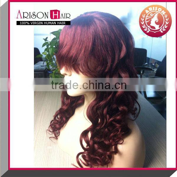 Hot sale natural hairline silk top lace wigs