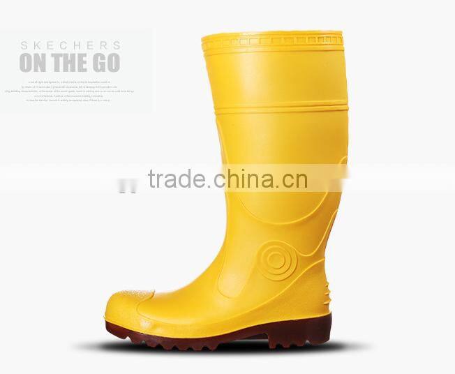 2015 pvcblack rubber rain boots For men
