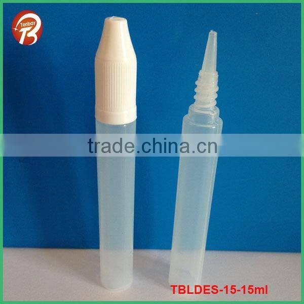 pen shape pe e liquid bottle 15ml TBLDES-15-15ml